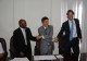 Commissioner Heyliger signs USONA agreement for school information system.