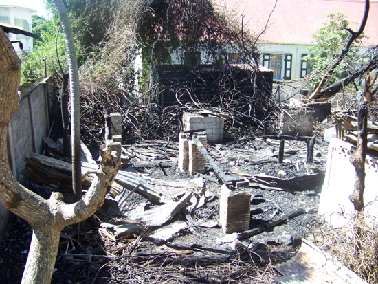 Remains of the house after the fire. 100_1799