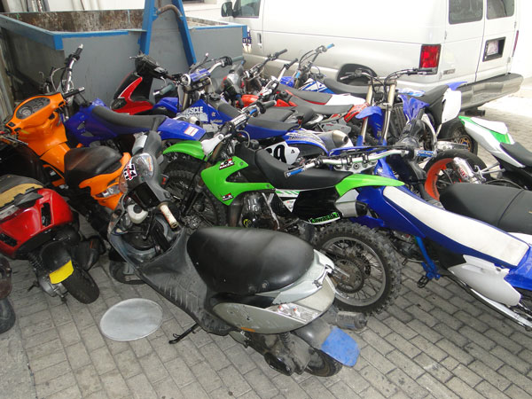 confiscatedmotorbikesandscooters02052014