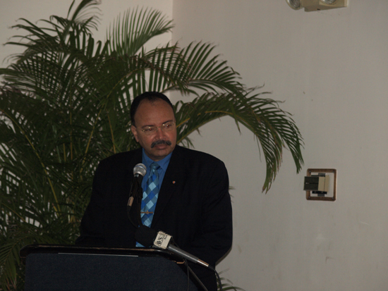 President of Parliament of the Netherlands Antilles Pedro Attacho. attacho