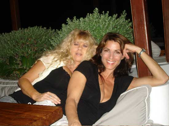 Leta and Elaine Karas in happier times. cordes1