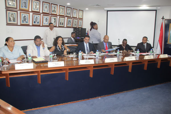 The Members of the Executive Council of the Collectivity of Saint Martin. executivecouncil15072011