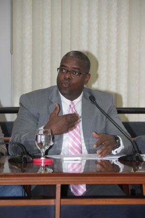 Minister of Economic Affairs, Franklin Meyers. franklinmeyers17062011