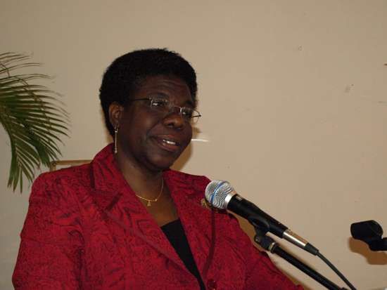 Minister of Education Omyra Leeflang. leeflang