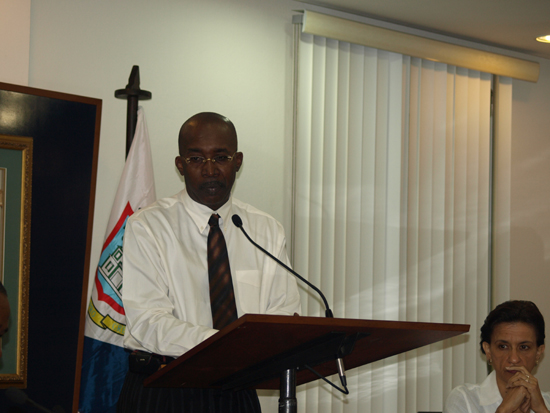 Commissioner of Finance Roy Marlin. roy