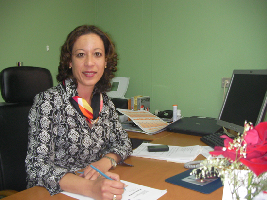 Commissioner of Economic Affairs Maria Buncamper Molanus. sany0395