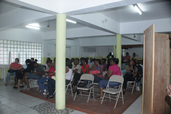 Teachers at the WITU meeting on Monday afternoon at WIFOL building. teachers07022011
