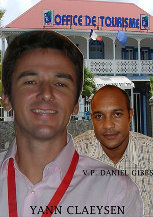 Director of Tourist Office Yann Claeysen and First Vice President Daniel Gibbs the-dinamic-twis
