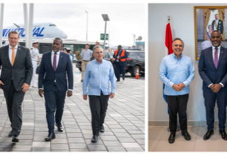 Governors of Aruba and Curaçao join Governor Baly in Sint Maarten ahead of Saba’s 50th Anniversary.