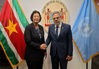 Prime Minister of Sint Maarten Initiates Bilateral Meeting with President of Suriname During UN General Assembly.
