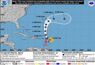 St. Maarten Braces for Tropical Storm Jerry; Business Closures Announced.