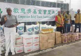 Tzu Chi Foundation delivers aid, compassion to Point Blanche Prison.