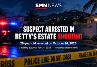 Suspect arrested in connection with Betty’s Estate shooting.
