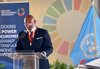 Minister Claret Connor Champions Sustainable Procurement at UNGA 81 High-Level Forum.