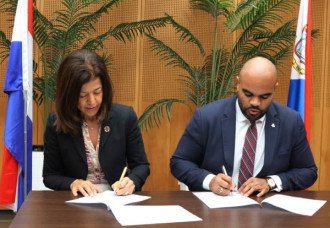 Ministry of VROMI and UNOPS sign letter of intent to improve national mobility.