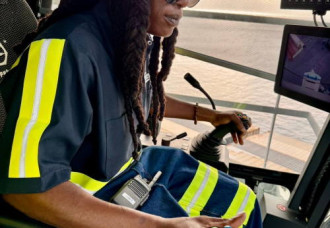 Maduro becomes First Female Crane Operator at Dr. A.C. Wathey Cruise & Cargo Facility