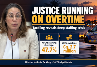 Justice running on overtime: Tackling reveals deep staffing crisis as Police costs exceed budget.