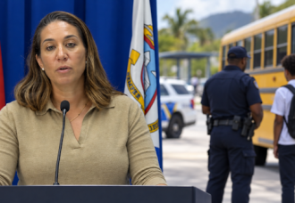 Tackling clarifies school bus case: Officer was not suspended, minor was left alone at bus stop.