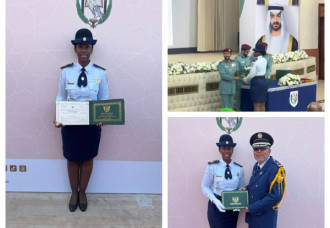 KPSM Congratulates Officer Vanessa. Martina on Successful Completion of International Police Training in Abu Dhabi.