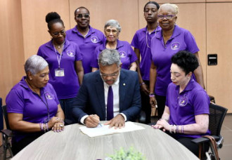 Acting Minister of VSA Signs World Vitiligo Day Statement With V.E.I.S.S. Foundation.