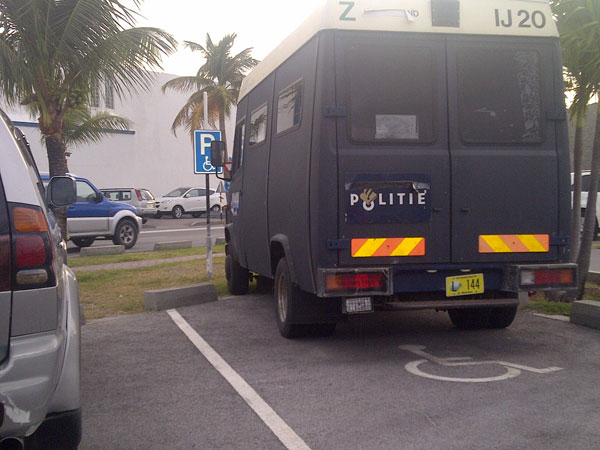 policevaninhandicapparkingspot19092012