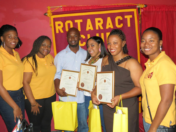 rotaractsxmsunriseinducts3newmembers13032013