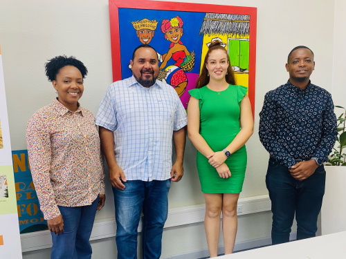 Saba Island Council delegation with Bonaire Island Governor . sabaislandcouncil16092021