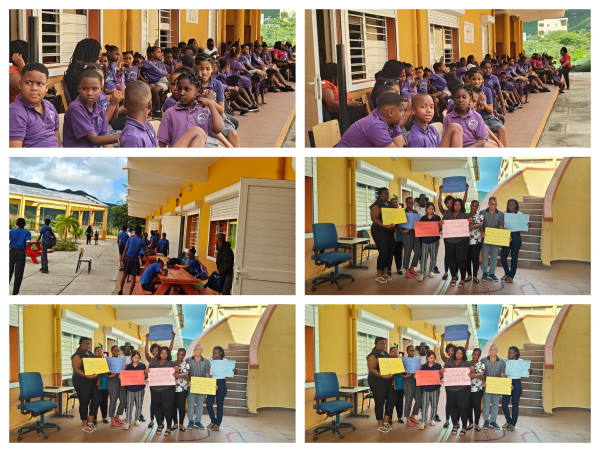 Teachers and Students of MLK and PWAS on sit out Monday morning. mlkpwas11032024