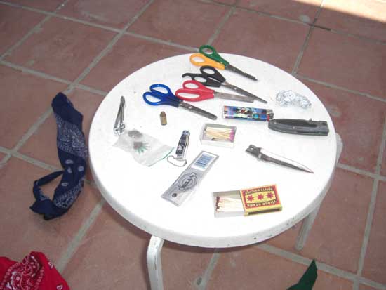confiscated